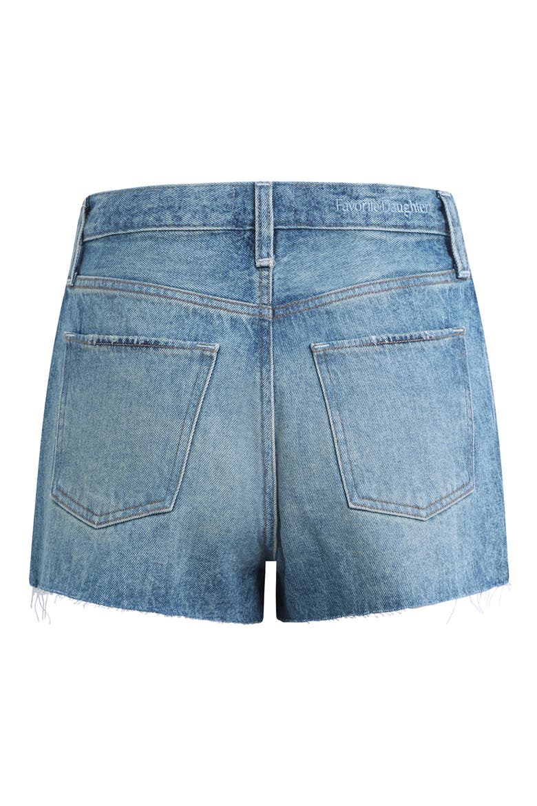 The Caroline High Waist Cutoff Denim Shorts, Alternate, color, BRISBANE