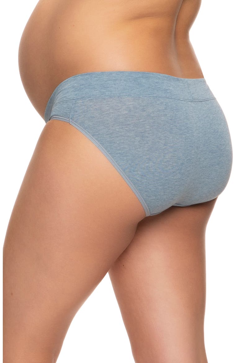 3-Pack Organic Cotton Maternity Briefs, Alternate, color, SLATE/ SKY/ CLOUD