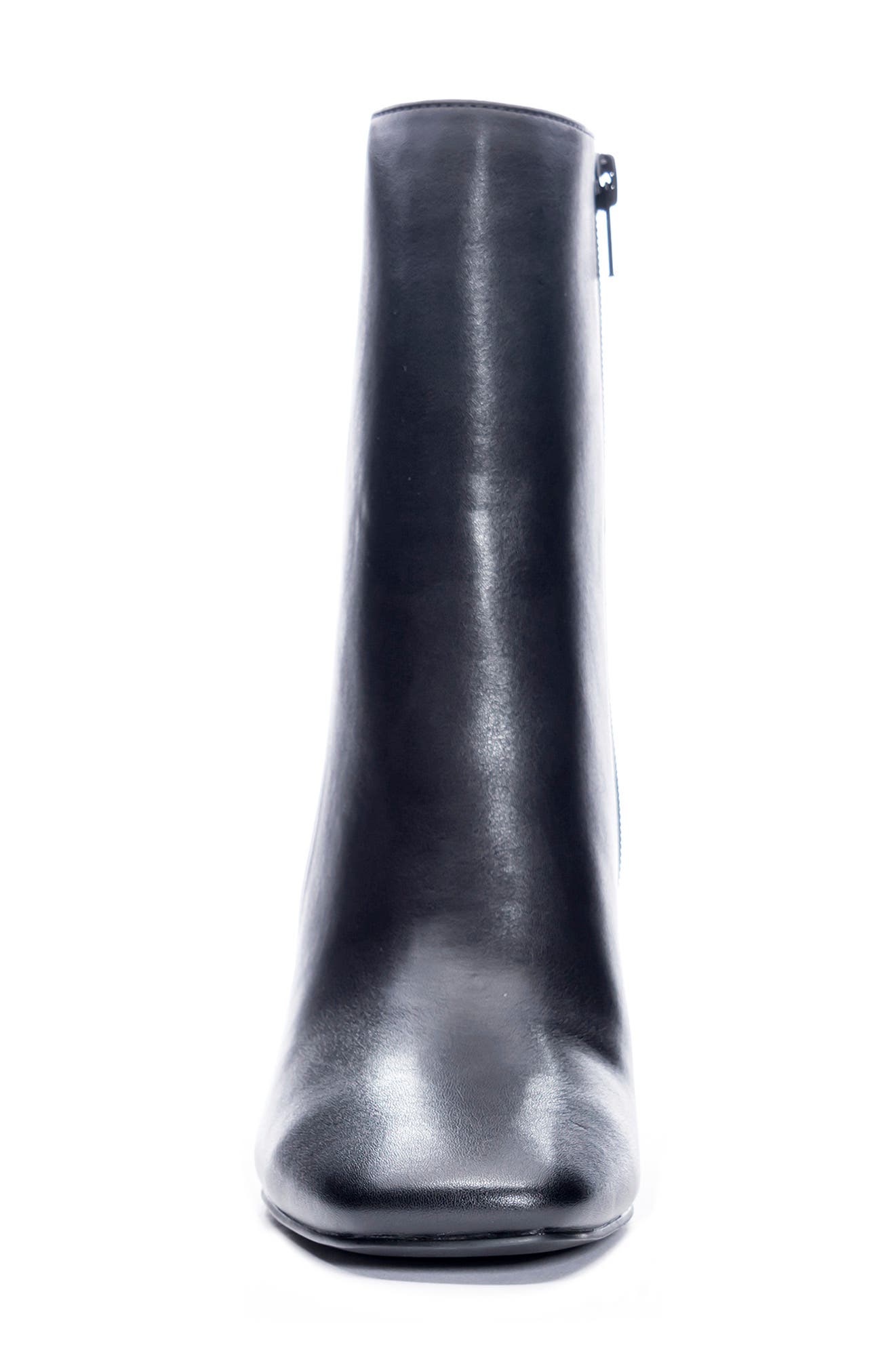 Kind Square Toe Bootie, Alternate, color, BLACK FAUX LEATHER