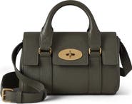 Mulberry Mini Bayswater Grained Leather Handbag