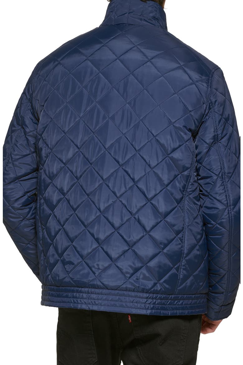 Signature Quilted Jacket, Alternate, color, NAVY