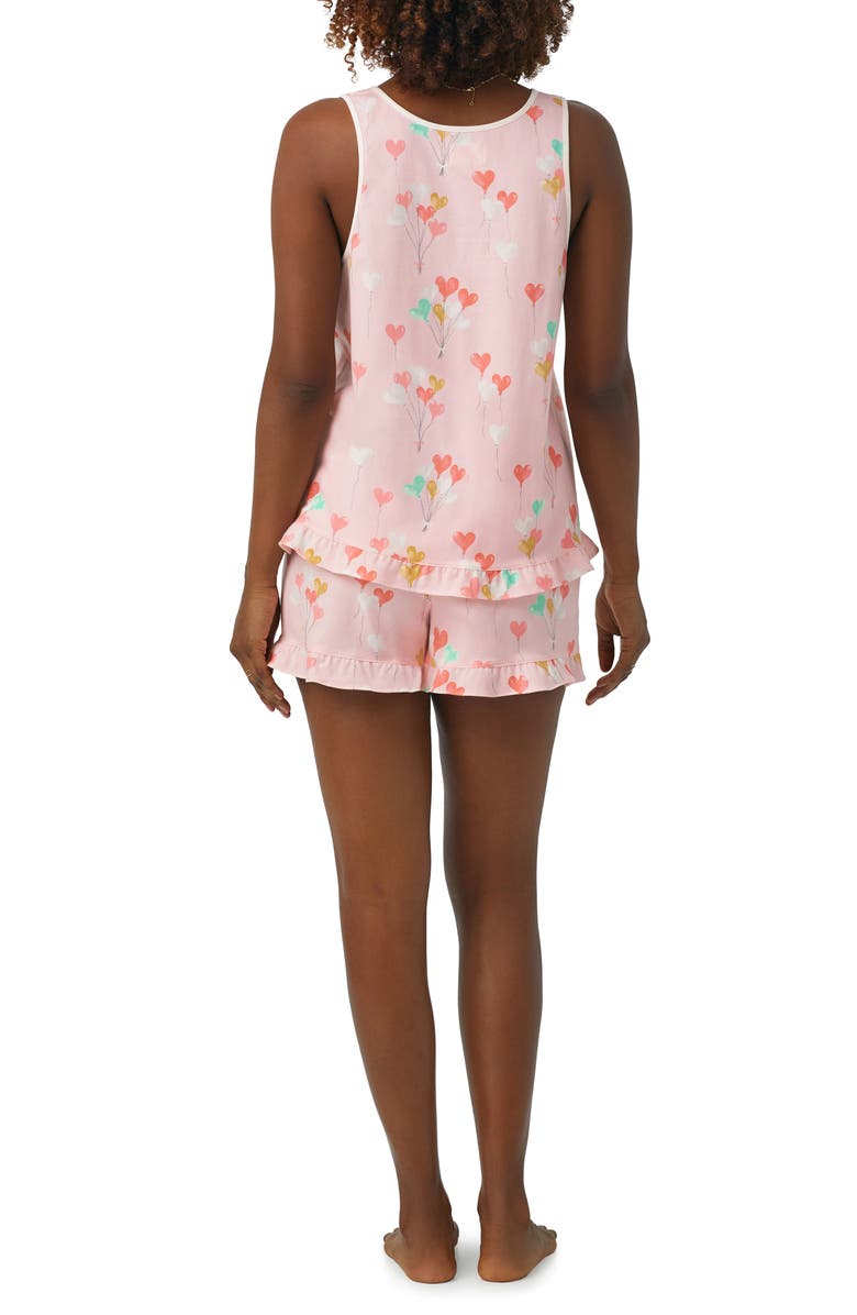 BedHead Pajamas Heart Print Organic Cotton Short Pajamas, Alternate, color,