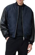 AllSaints Myler Oversize Nylon Bomber Jacket