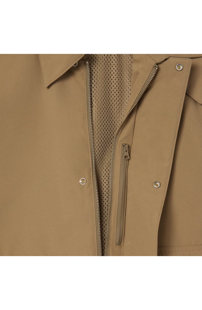 Lacoste Water Resistant Utility Jacket, Alternate, color, Ladigue/ Farine