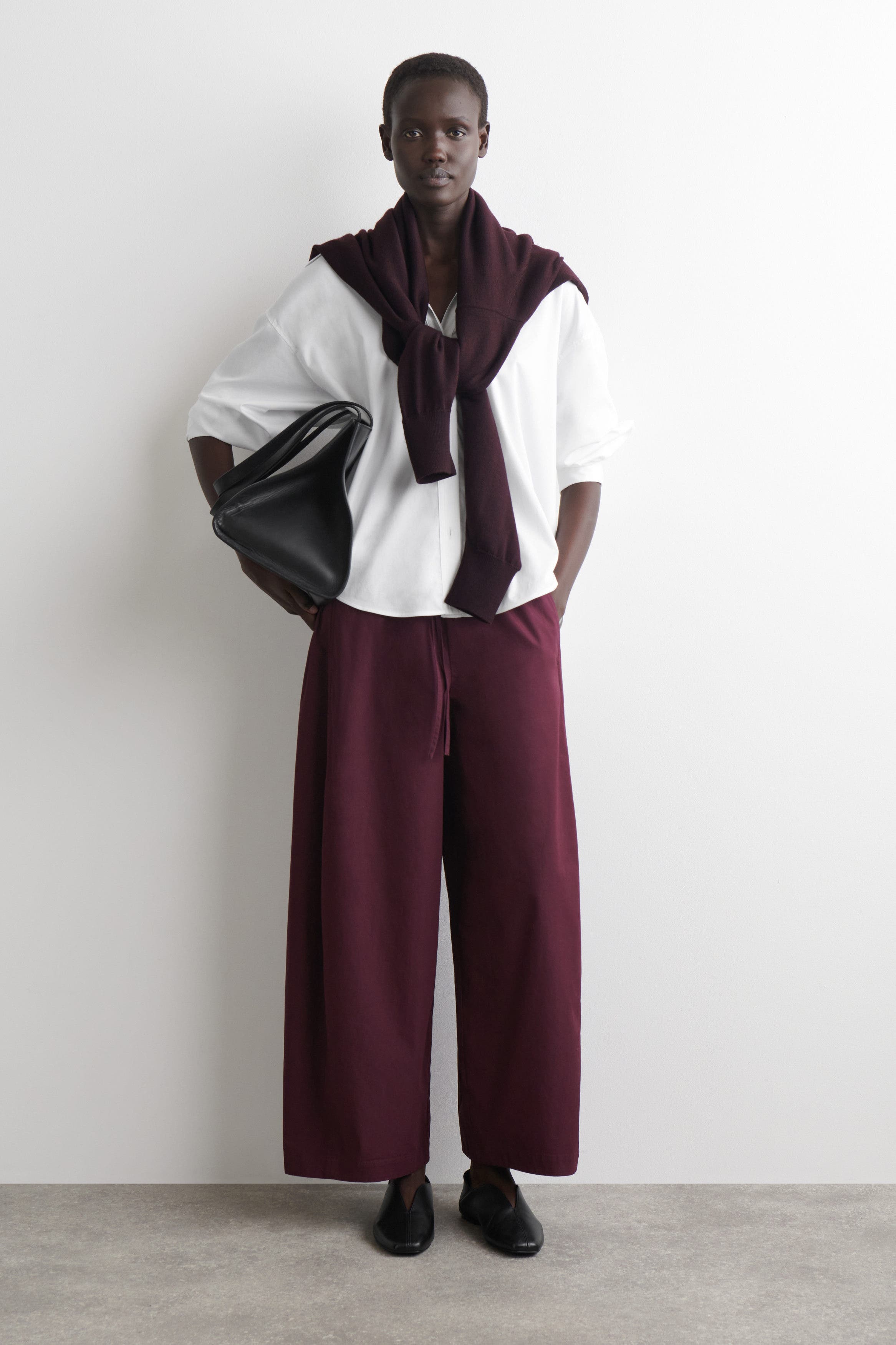 Elasticated Barrel-Leg Pants - image 5