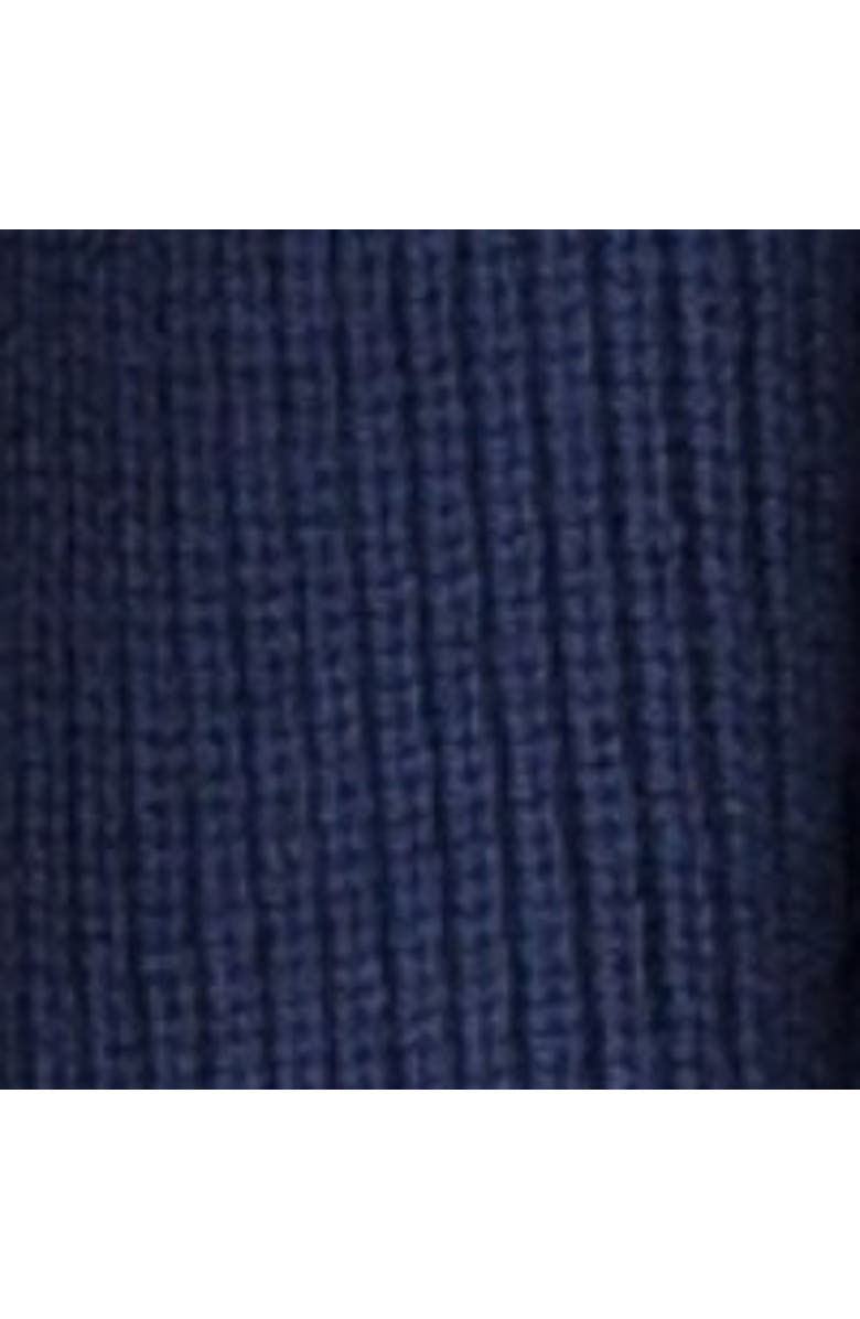 Celtic & Co. Sailor Collar Longline Cardigan, Alternate, color, Navy