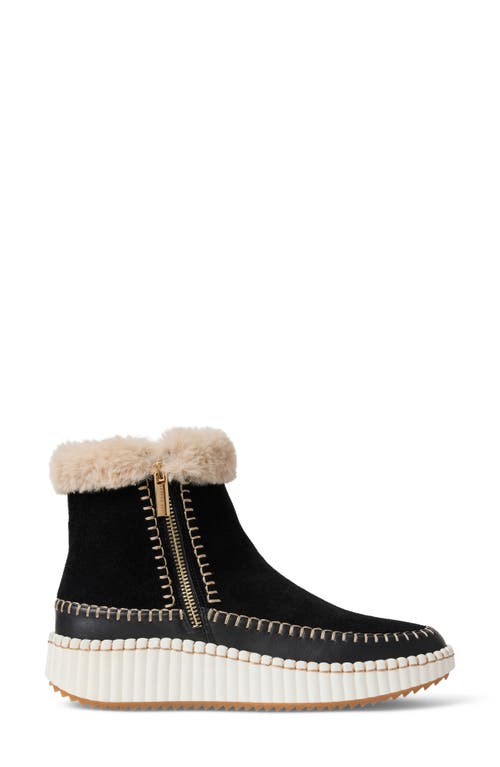 Jack Rogers Janetta Faux Fur Bootie In Black