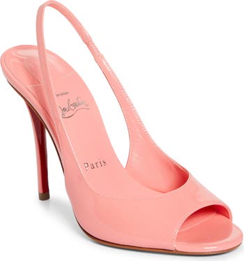 Christian Louboutin Sofia Z Peep Toe Slingback Pump (Women