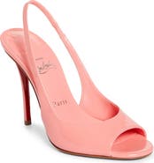 Christian Louboutin Sofia Z Peep Toe Slingback Pump