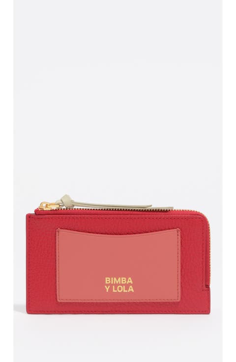 Bicolor Leather Wallet