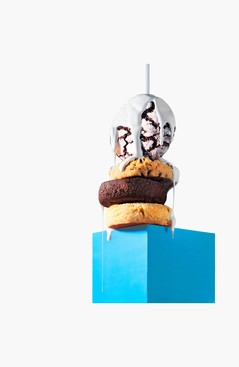 Lovery 28 Piece Bakery Fresh Chocolate Chip Christmas Cookies, Alternate, color, Multi