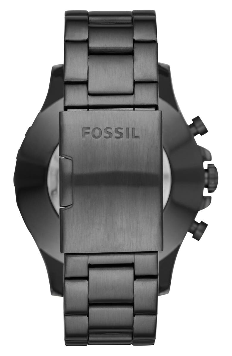 Fossil Q Nate Bracelet Hybrid Smart Watch, 50mm, Alternate, color, 