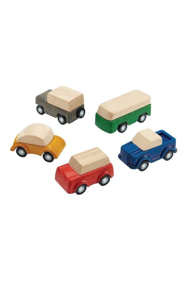 Plan World Set of 5 Cars, Alternate, color, MULTI