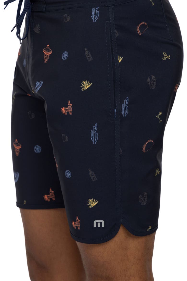 Sunset Mojito Board Shorts, Alternate, color, DRESS BLUES