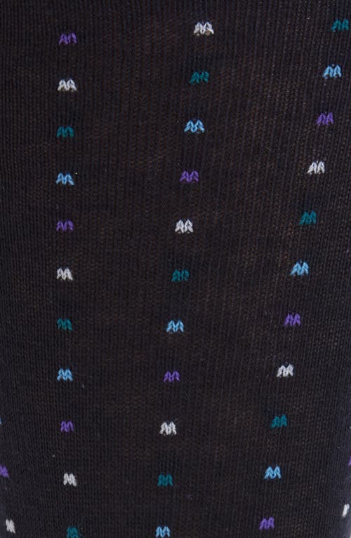 Nordstrom Mini Dot Cotton Blend Dress Socks In Blue