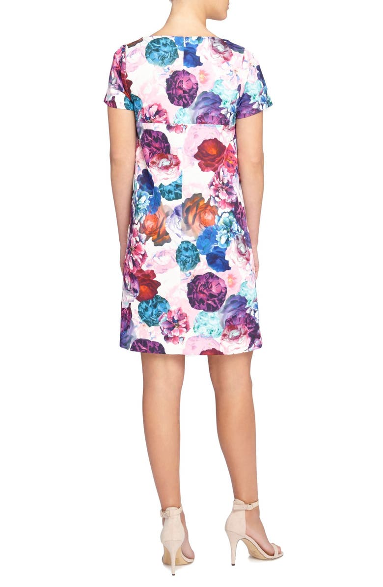 Catherine Catherine Malandrino 'Fumi' Floral Print Shift Dress, Alternate, color, 