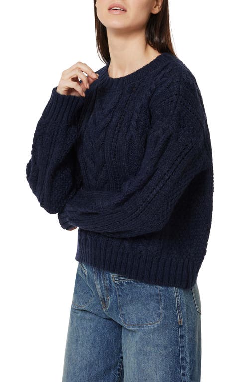 Habitual Cable Stitch Sweater In Blue