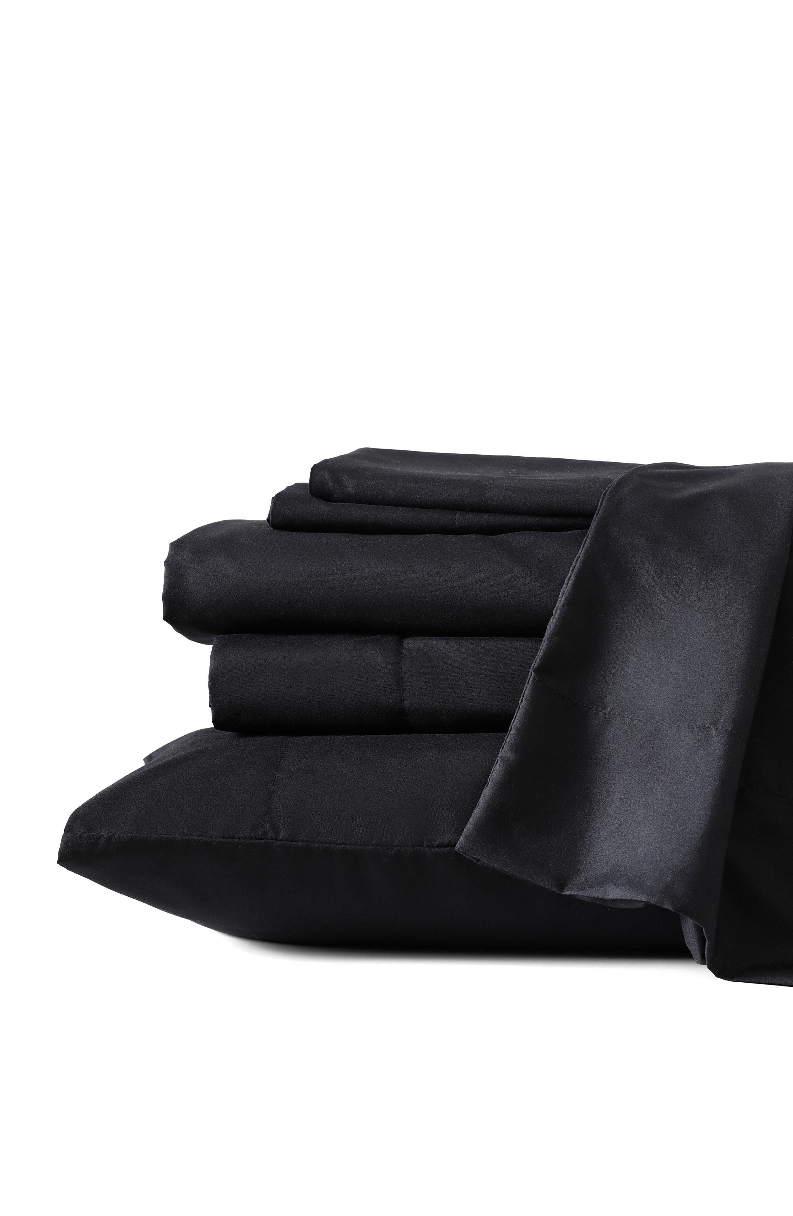 Kenneth Cole Solid Recycled Polyester Sheet Set