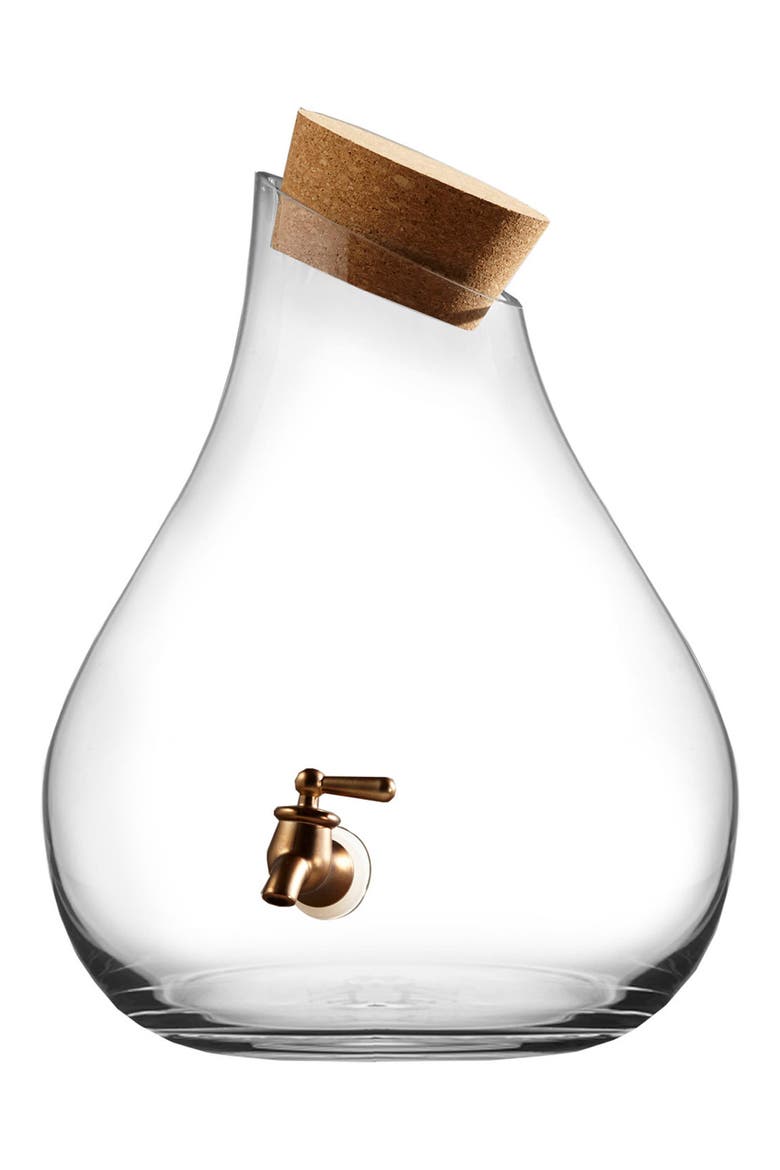 2.5-Gallon Beverage Dispenser, Main, color, CLEAR