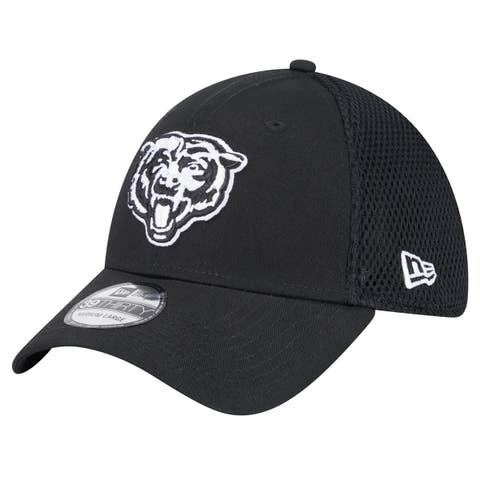 Men's New Era Black Chicago Bears Main Neo 39THIRTY Flex Hat