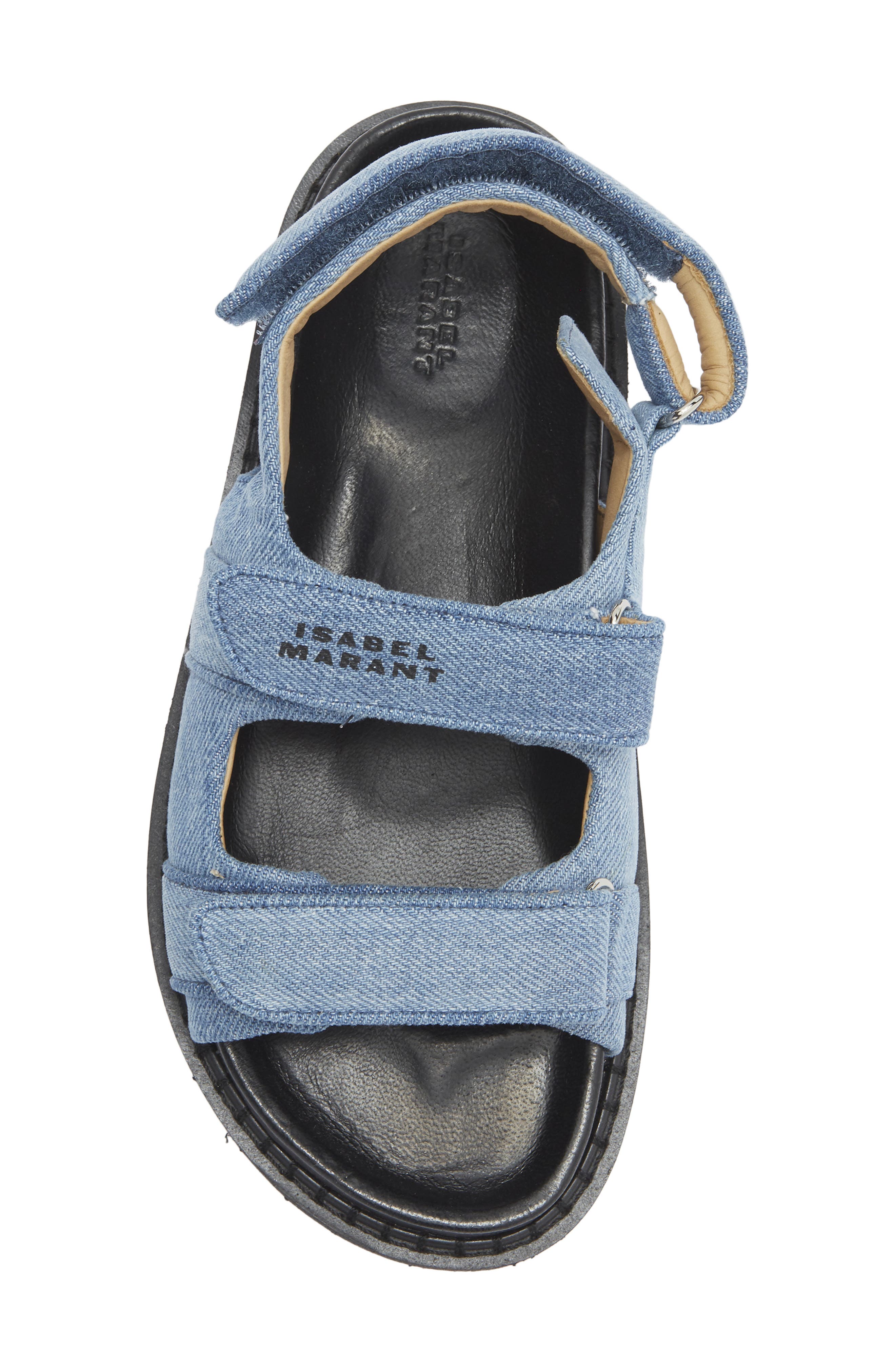 Isabel Marant Madee Platform Sandal, Alternate, color, Light Blue