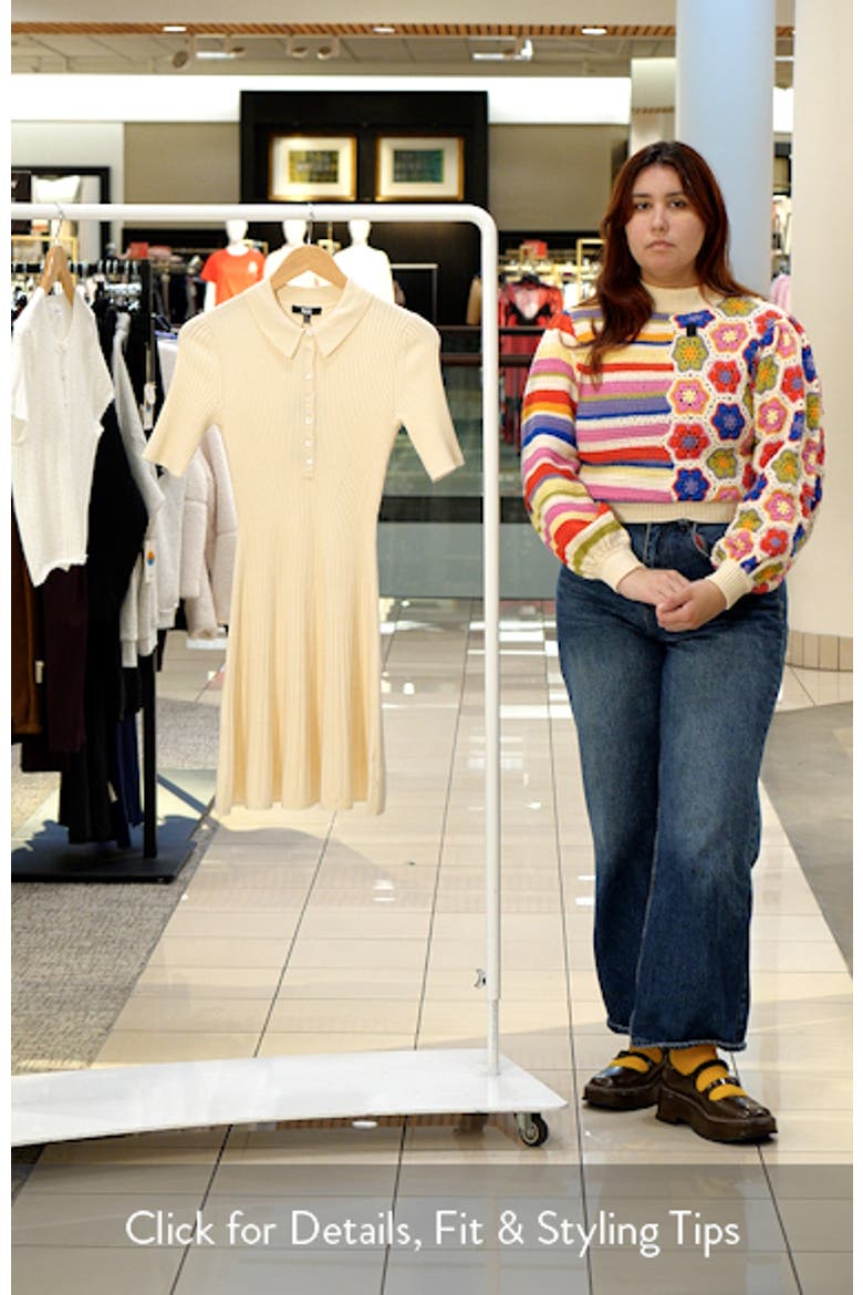 Olie Rib Polo Sweater Dress video
