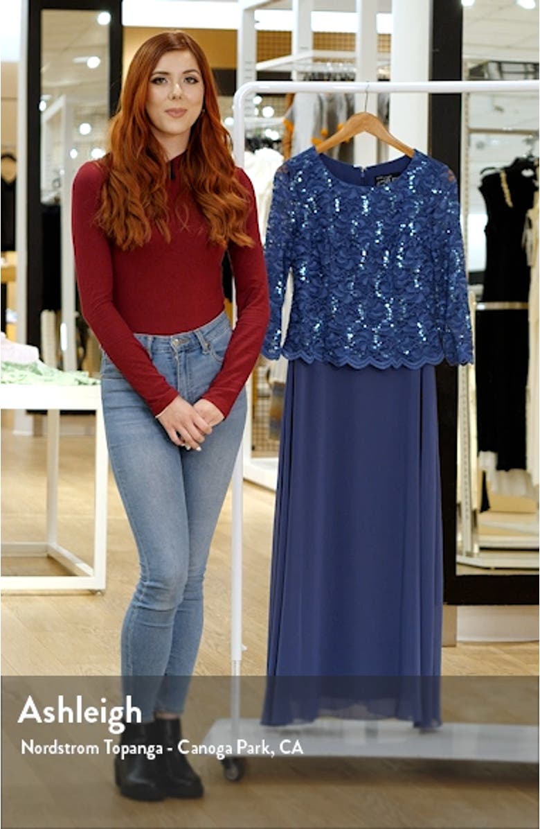 Mock Two-Piece Gown, sales video thumbnail