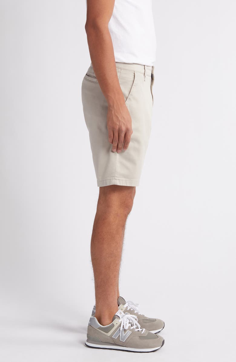 34 Heritage Arizona Flat Front Stretch Cotton Blend Shorts, Alternate, color, Oyster Summer