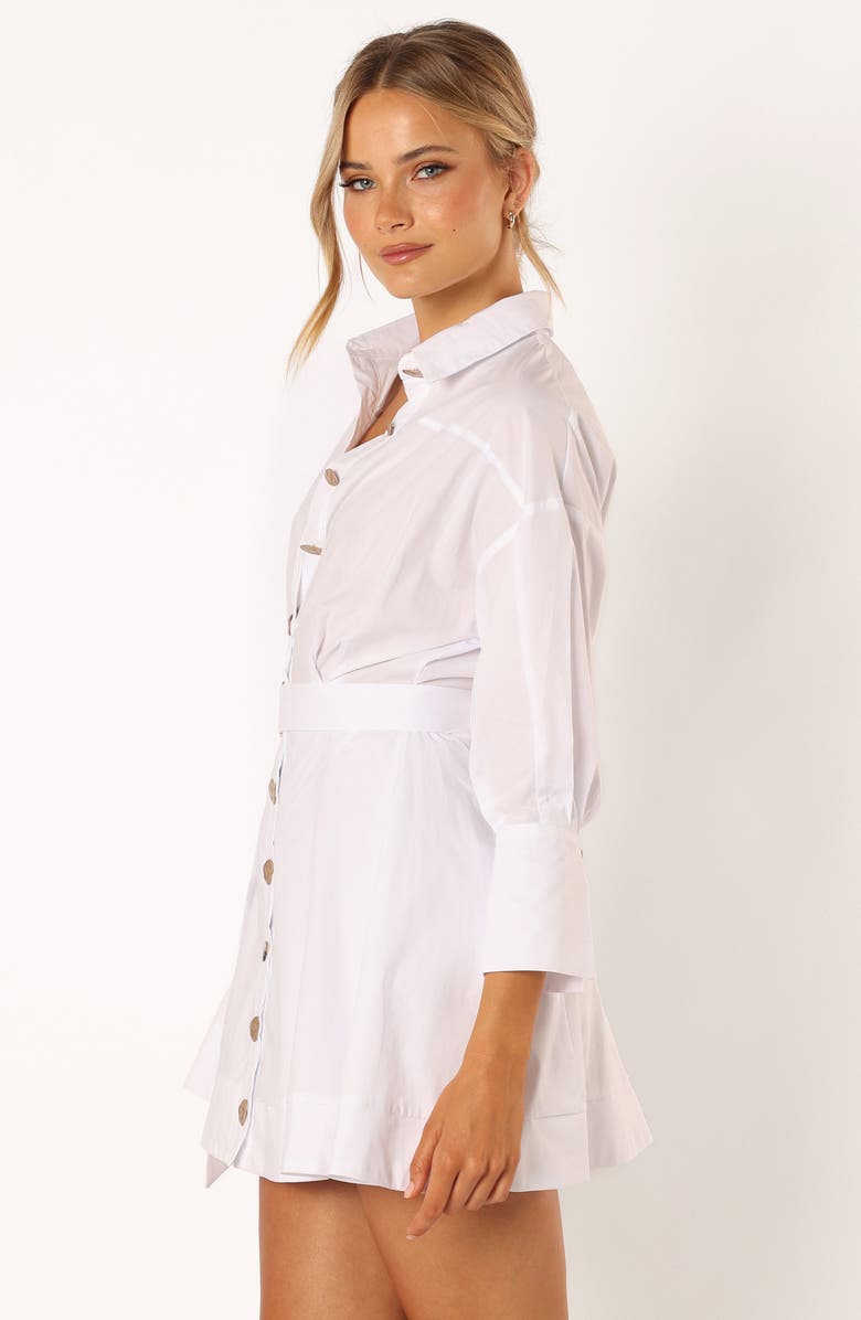 Julia Belted Long Sleeve Shirtdress