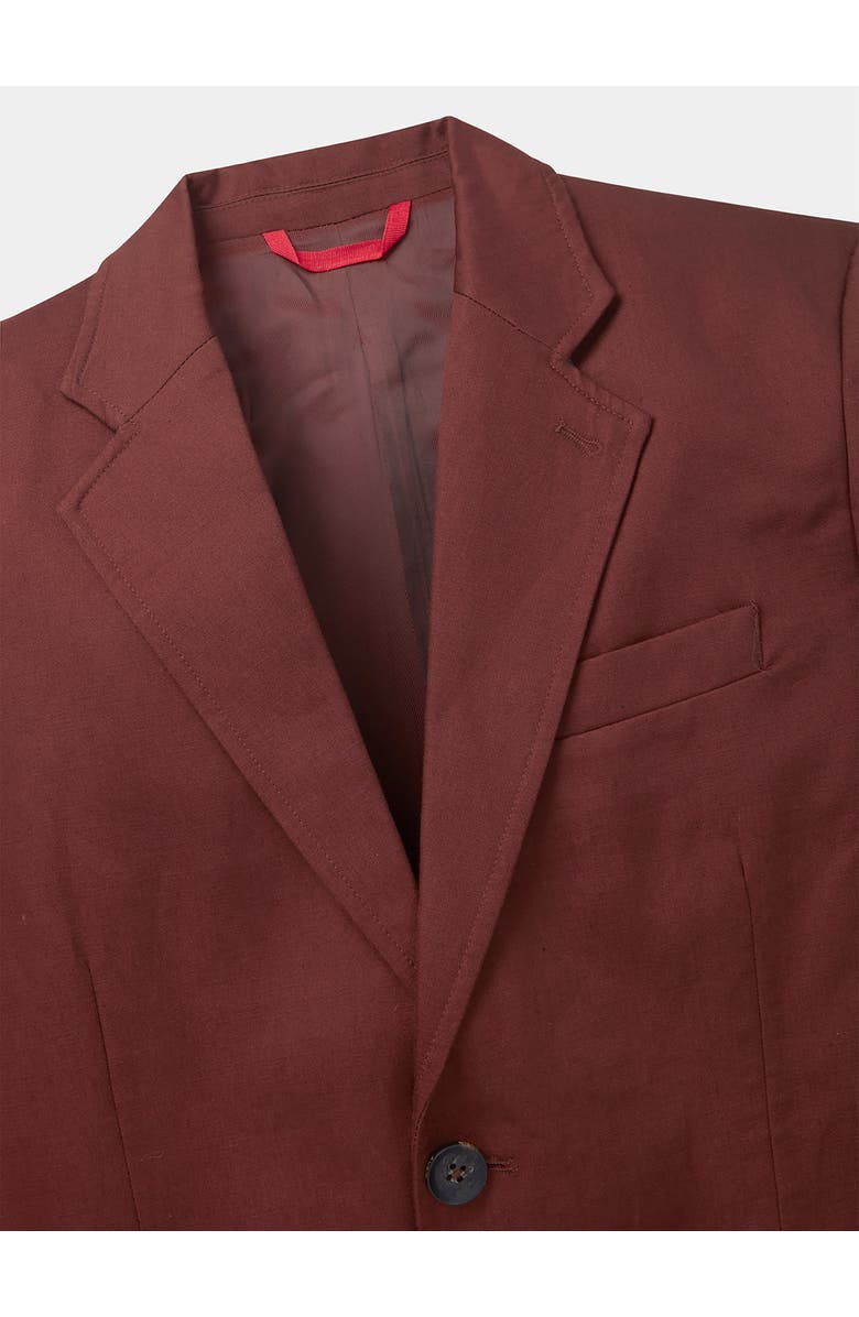 Aubin Pasmore Tailored Linen Blend Blazer, Alternate, color, Brown