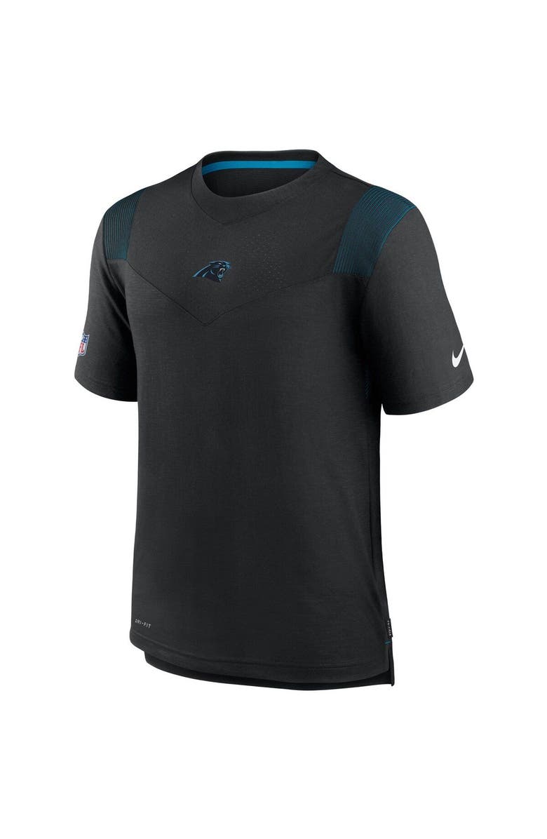 Nike Men's Nike Black Carolina Panthers Sideline Player UV Performance T-Shirt, Alternate, color, Black