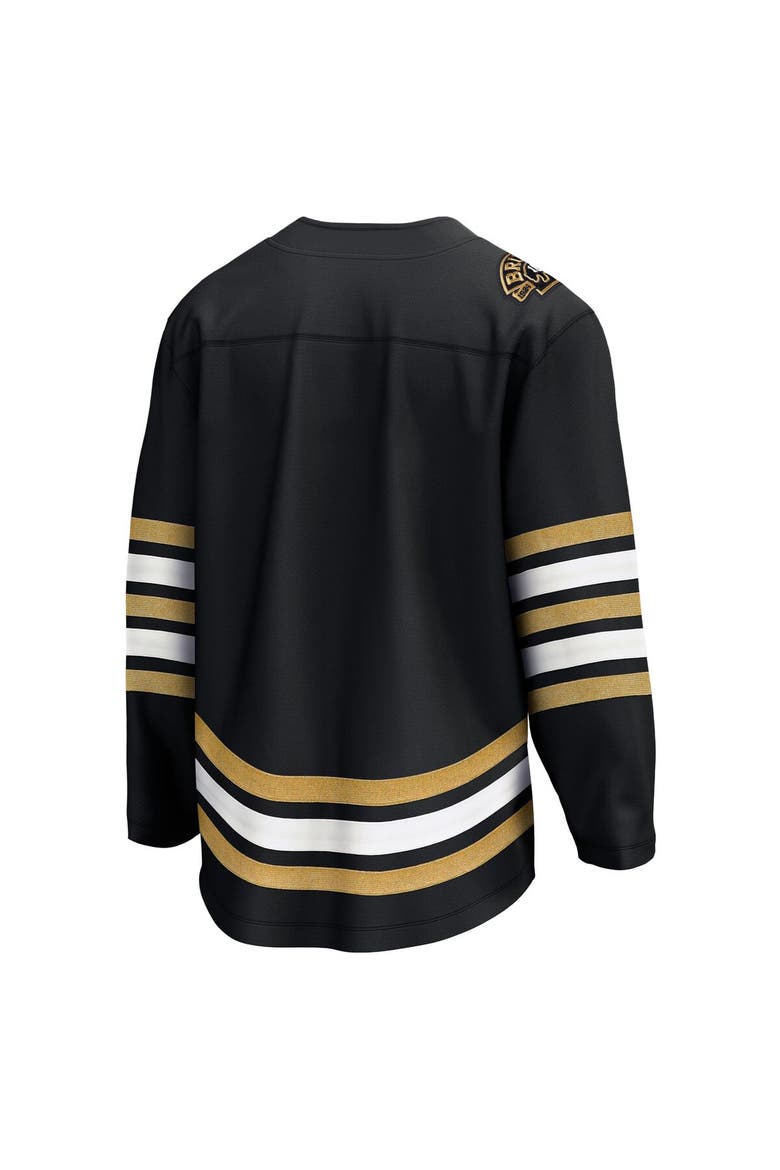 Men's Fanatics Branded  Black Boston Bruins 100th Anniversary Premier Breakaway Jersey, Alternate, color, Black