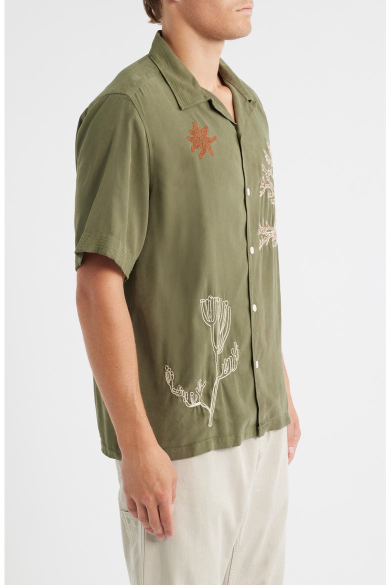 Julio 5027 Embroidered Camp Shirt, Alternate, color, CAPERS