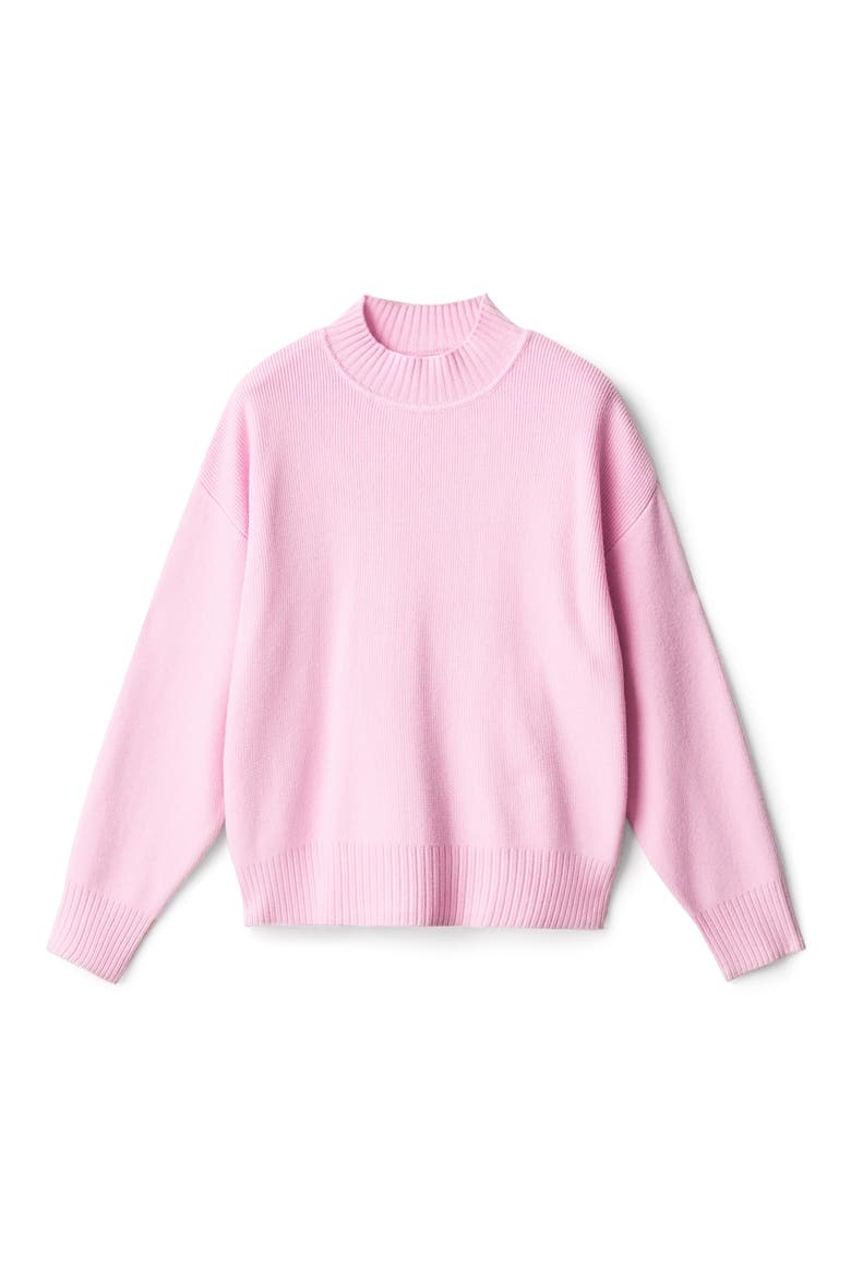 Rino Mock Neck Sweater, Alternate, color, PINK