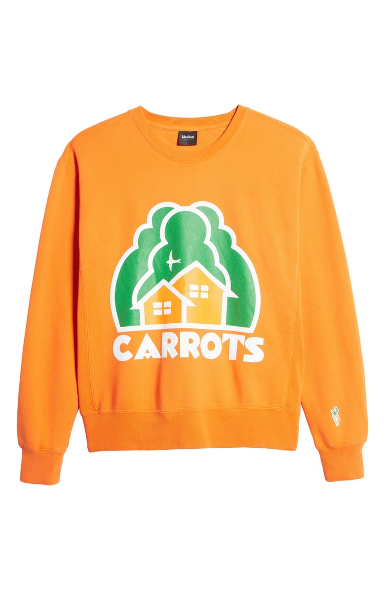 CARROTS BY ANWAR CARROTS Home Graphic Crewneck Sweatshirt, Alternate, color, 