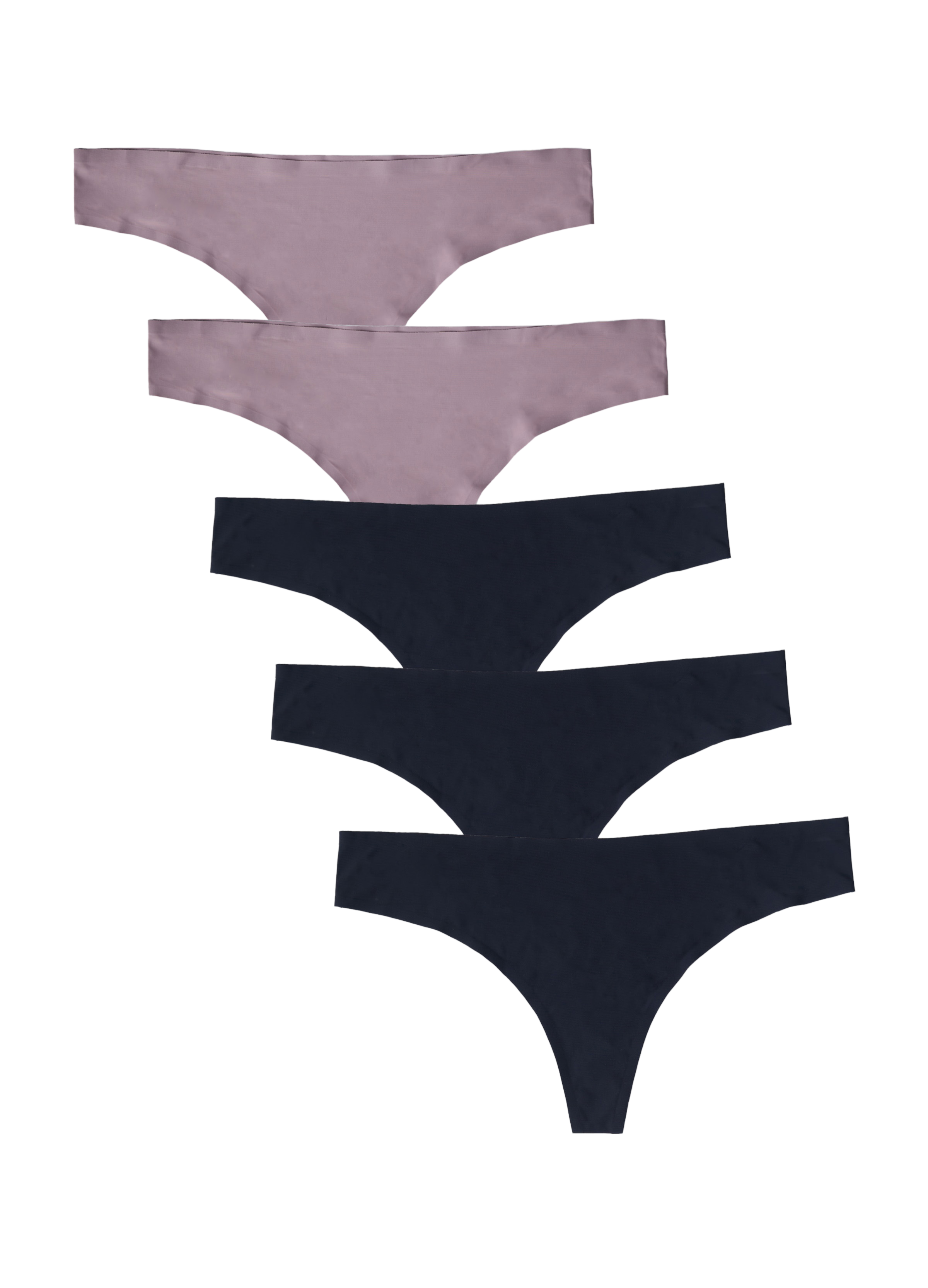 Ingrid & Isabel Maternity Thong 5-Pack in Mauve 