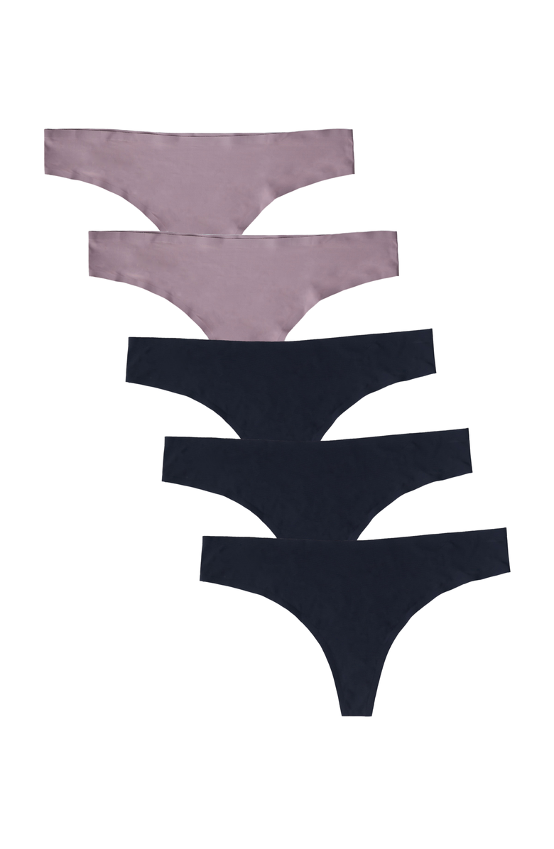 Ingrid & Isabel Maternity Thong 5-Pack, Main, color, Mauve