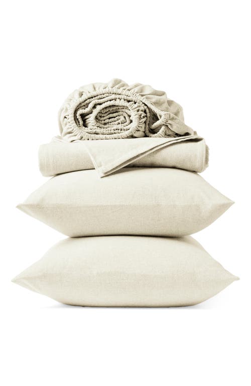 Coyuchi Cloud Brushed Organic Cotton Flannel Pillow Sham In Neutral