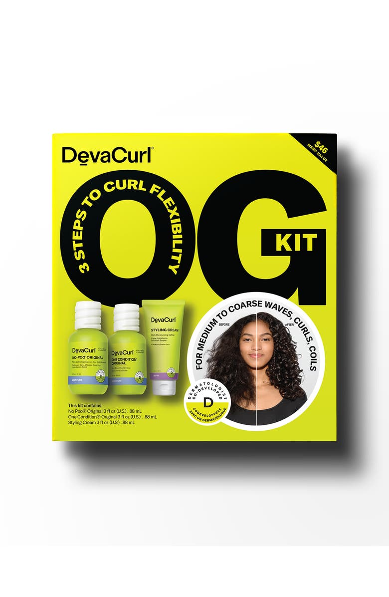 DevaCurl The OG 3-Piece Curly Hair Care Kit, Alternate, color,