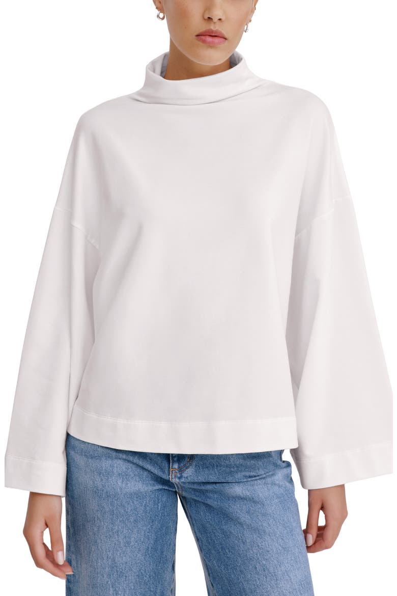 Amanda French Terry Sweatshirt, Main, color, CREAM