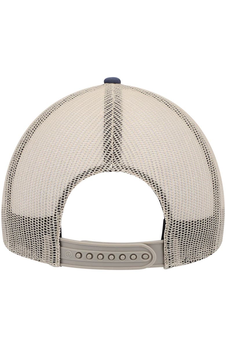 '47 Men's '47 Navy/Natural New York Yankees Bronx Bombers Local Haven Trucker Snapback Hat, Alternate, color,