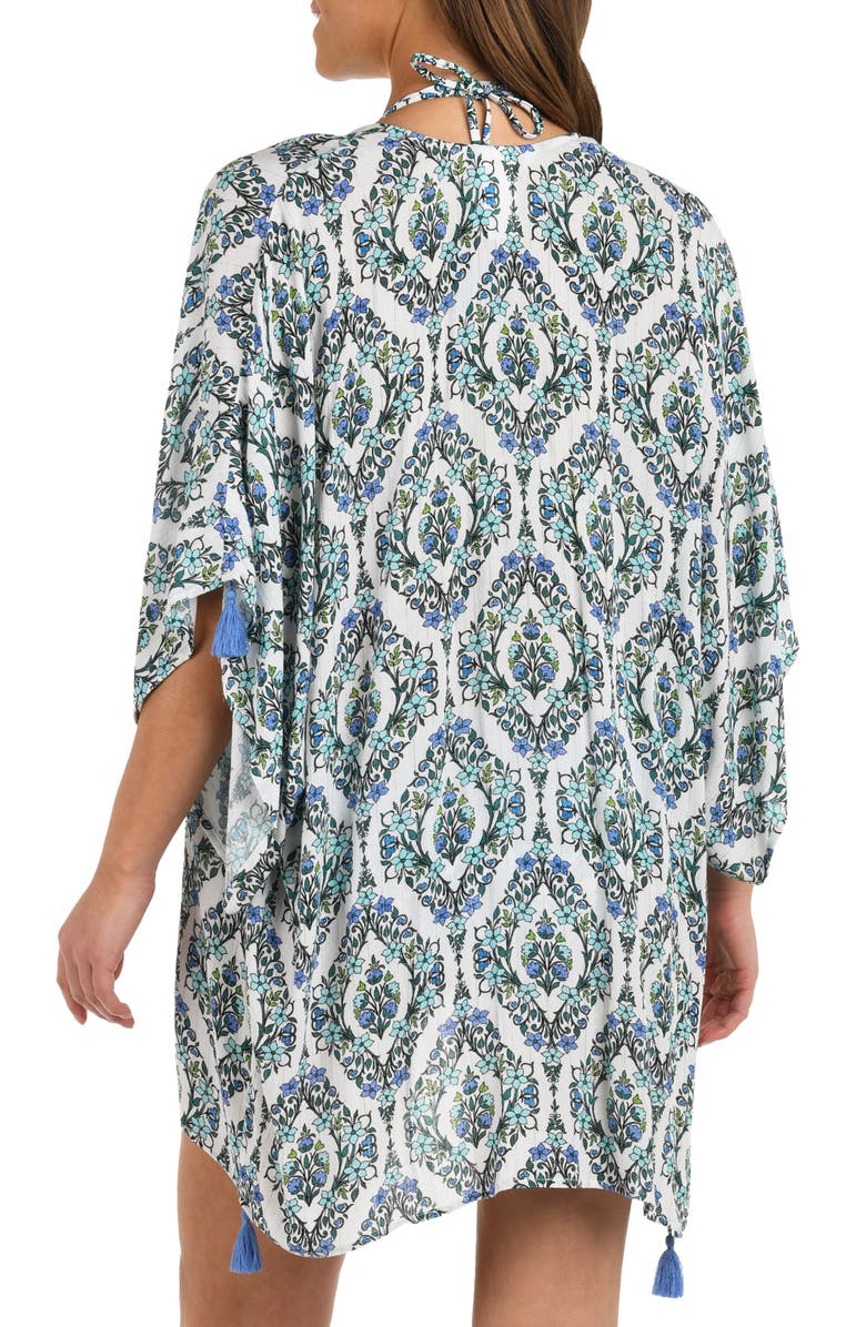 La Blanca Deja Blue Cover-Up Topper, Alternate, color, Blue