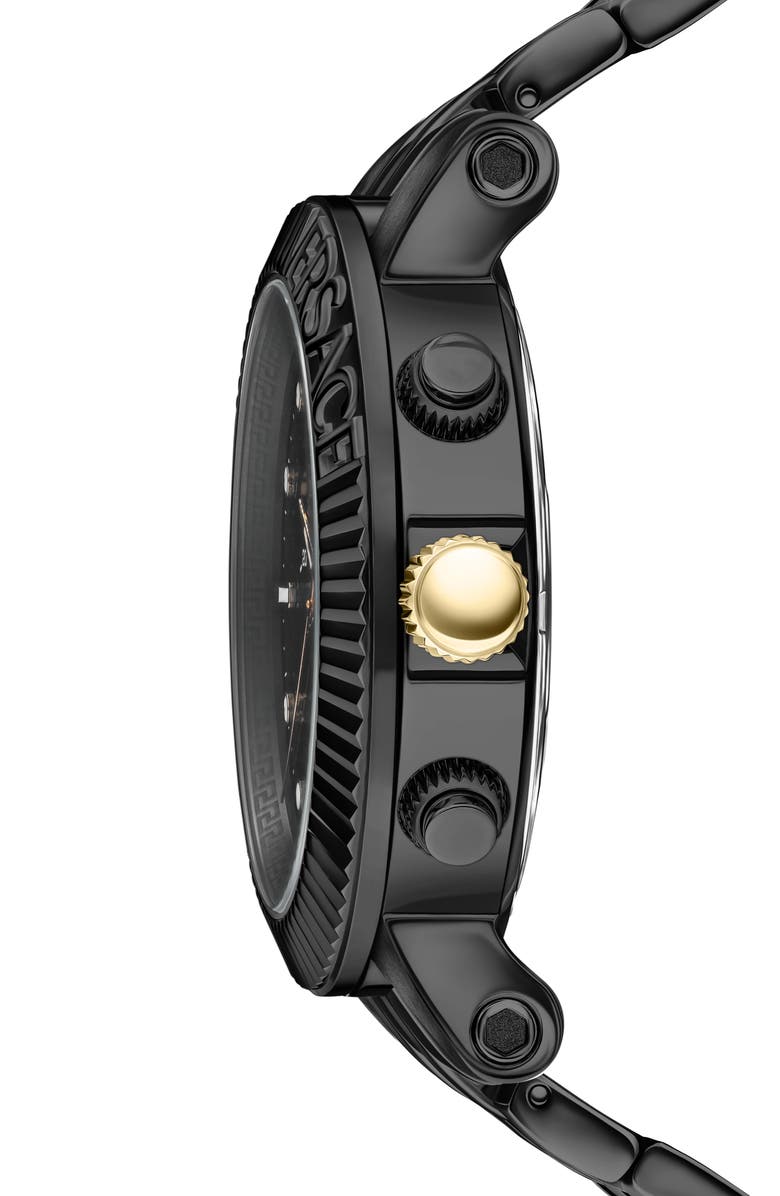 Versace V-Chronograph Classic Bracelet Watch, 45mm, Alternate, color,