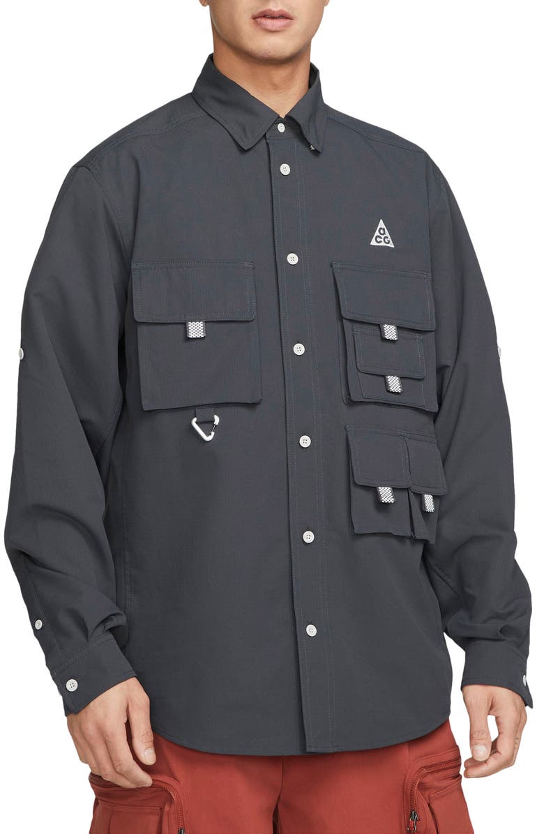 Nike Dri-FIT ACG UV Devastation Performance Button-Up Trail Shirt