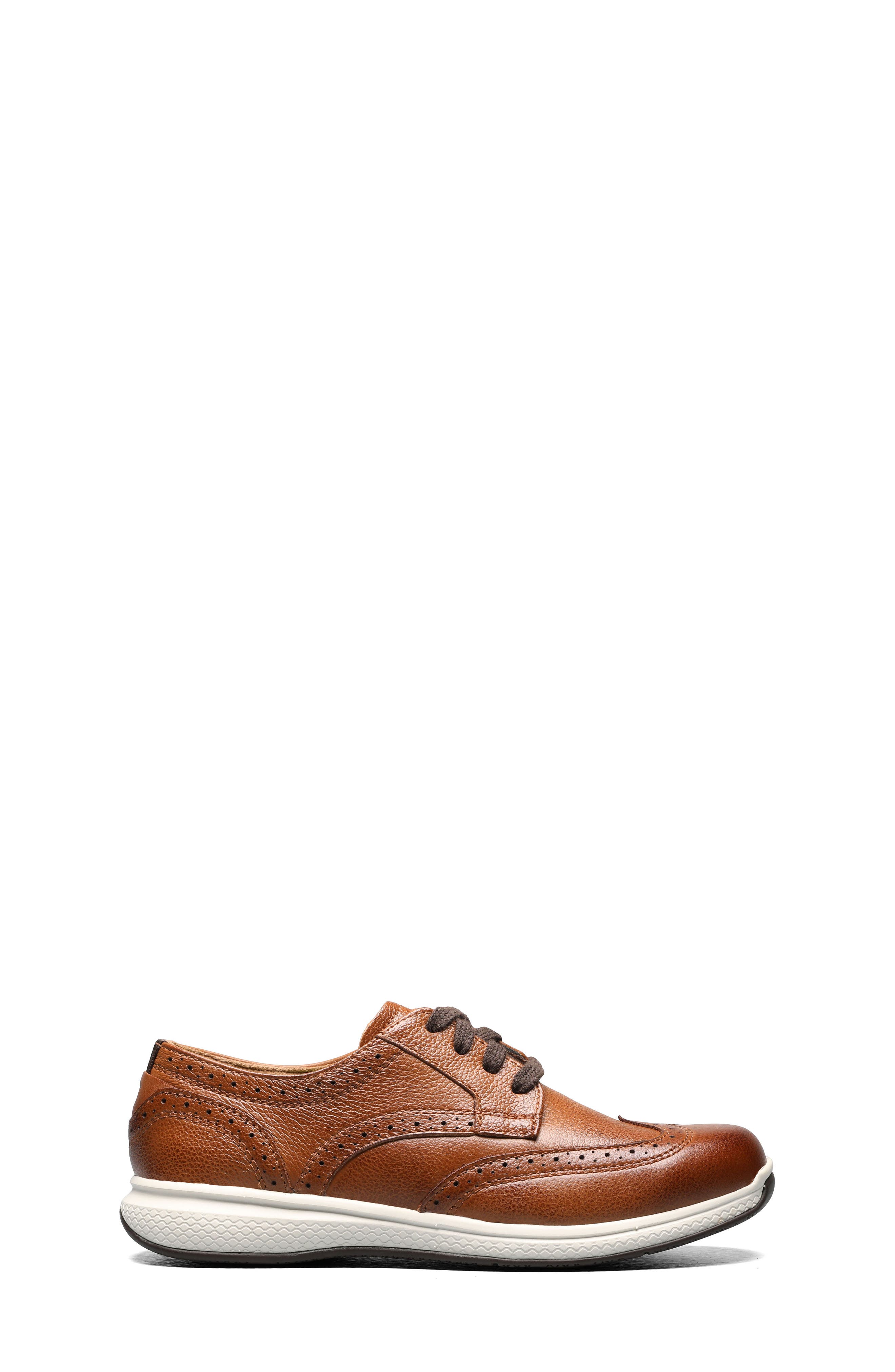 Florsheim Great Lakes Jr. Wingtip Oxford, Alternate, color, Cognac