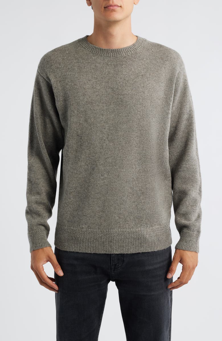 Pendleton Wool Crewneck Sweater, Main, color, Stone Heather