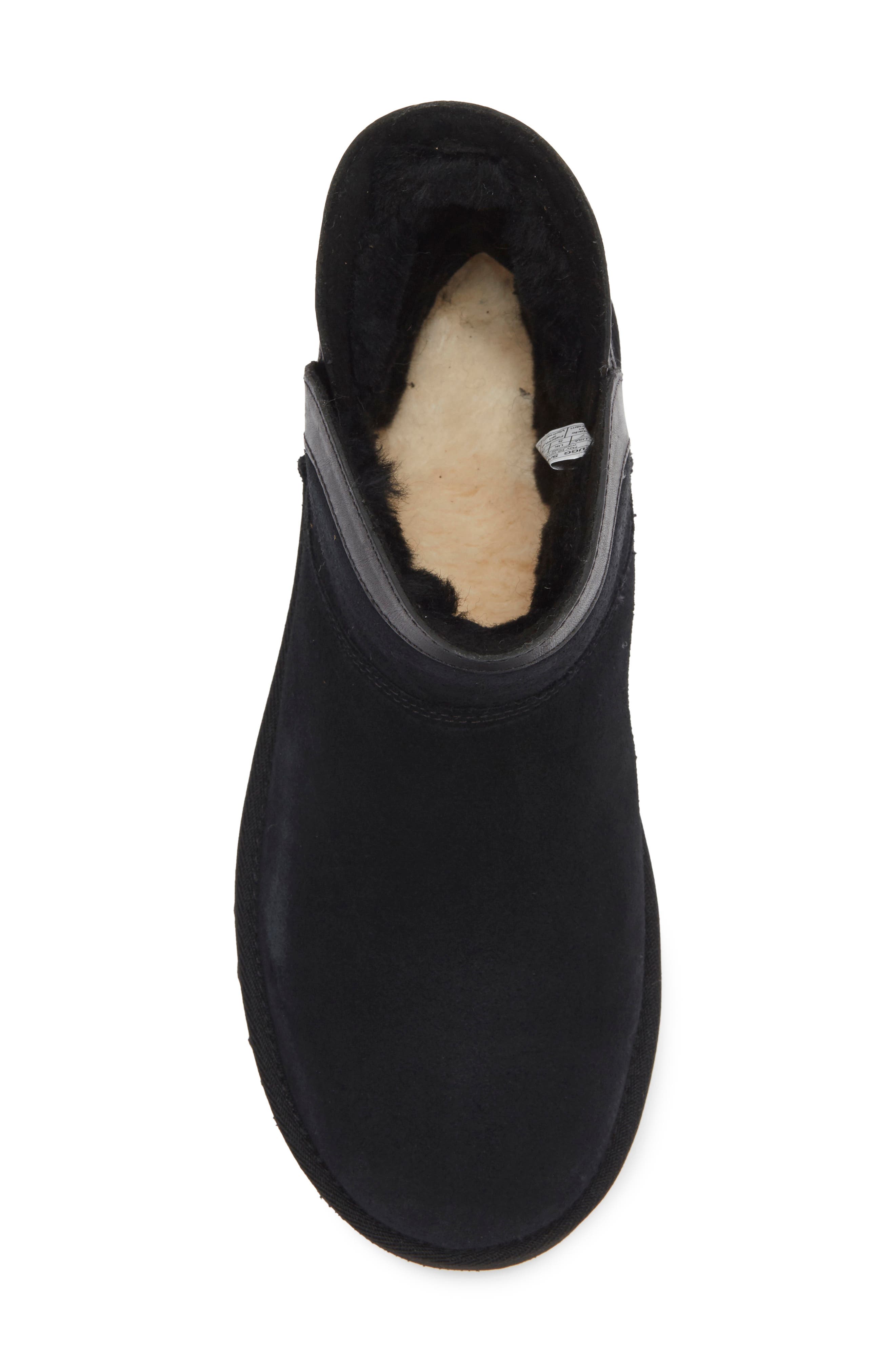 UGG<sup>®</sup> Classic Mini Lunara Boot, Alternate, color, Black