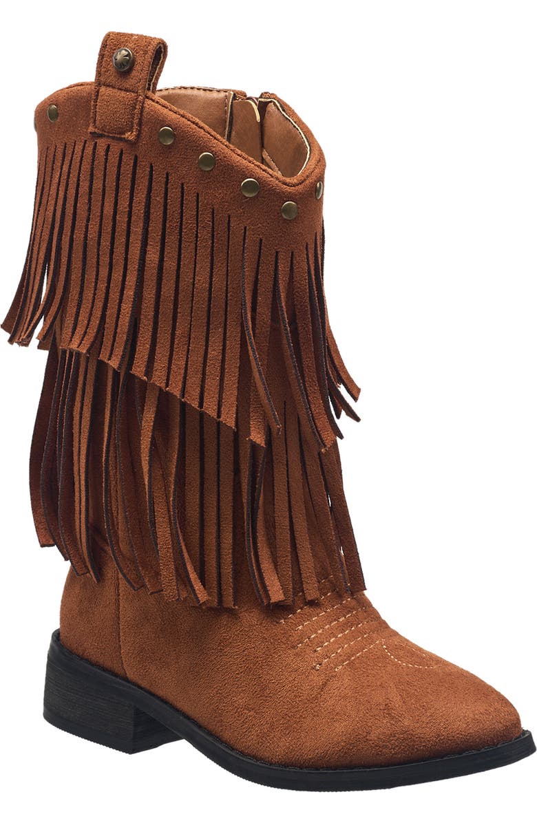 Lucky Brand Kids' Tassel Boot, Main, color, Cognac