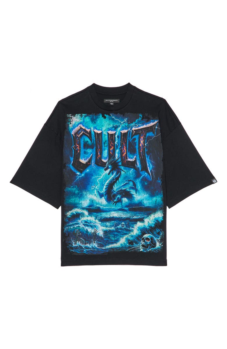 Cult of Individuality Crewneck Graphic T-Shirt, Alternate, color, 