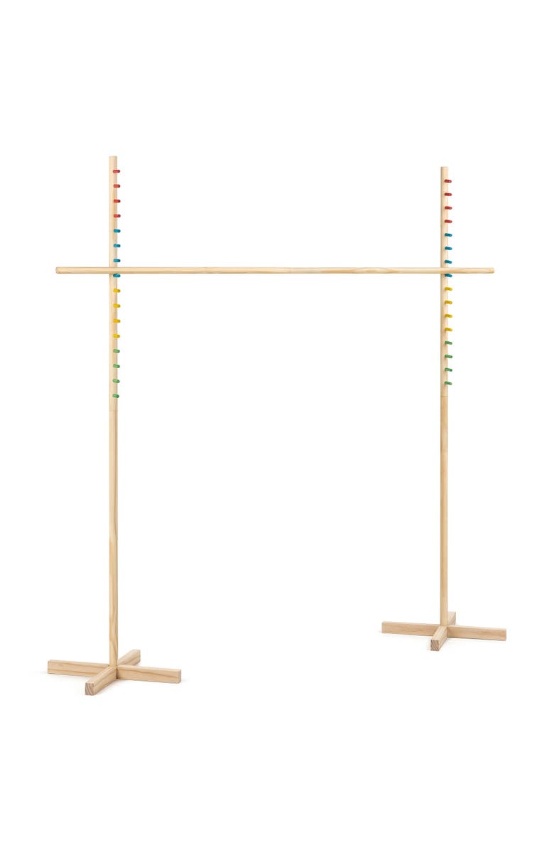 Grasshopper Games Limbo Wood Set Balance Game with Travel Bag, Main, color, Multicolored